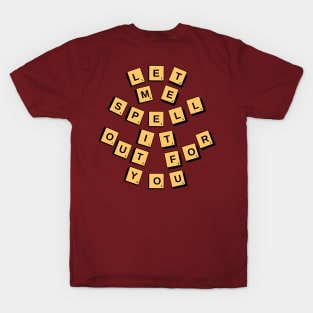 Family Scrabble Board Game Education gift T-Shirt